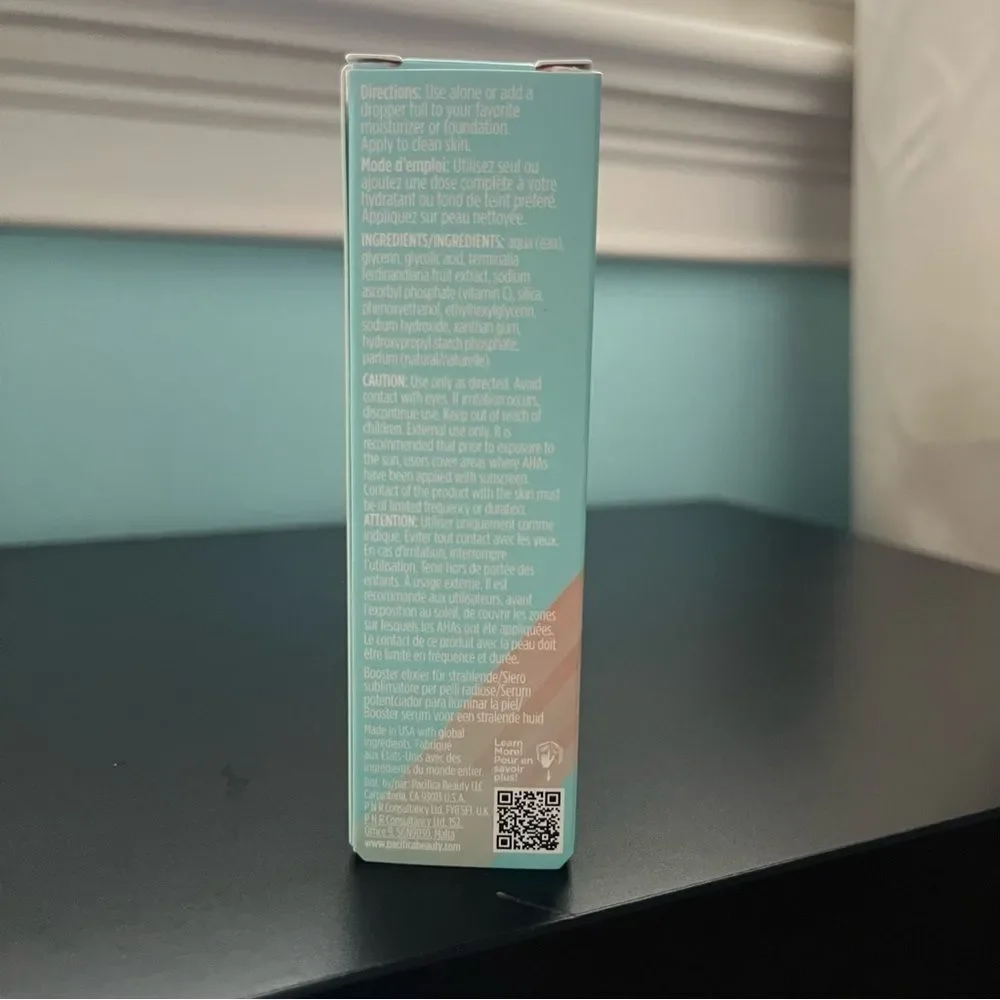Pacifica Glow Baby Vitamin C Booster Cruelty-Free Serum Mini Size 0.5 Fl Oz NIB
